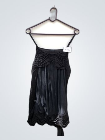 Black Ruched Dress