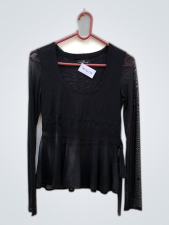 Birger & Mikkelsen Black Long-Sleeve Top