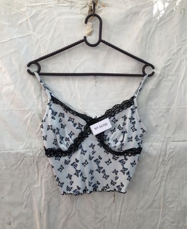 Clockhorse Butterfly Lace Trim Bra