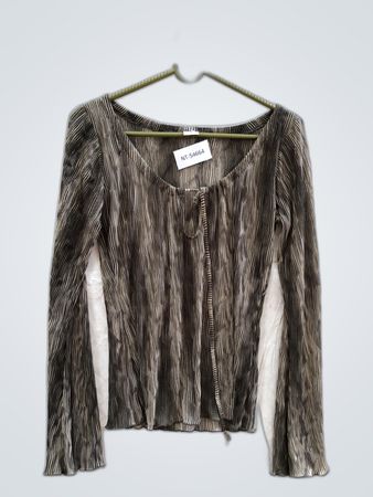 Camaleu Pleated Long-Sleeve Blouse