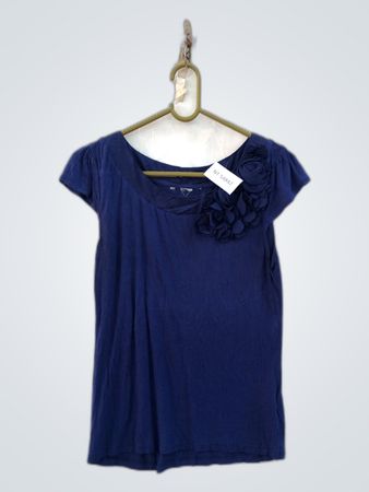 Blue Floral Blouse