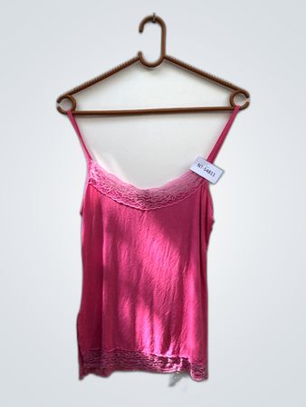Pink Lace Camisole