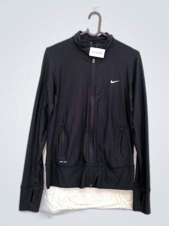 Nike Dri-FIT Black Zip-Up Jacket