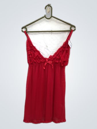 Red Ruffled Camisole
