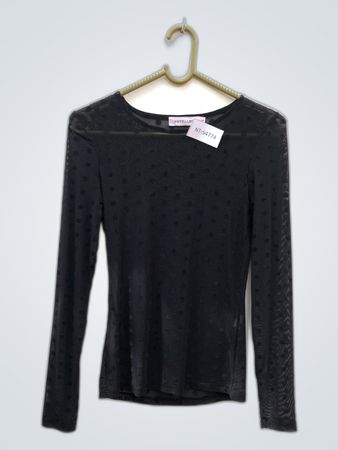 Black Long-Sleeve Top