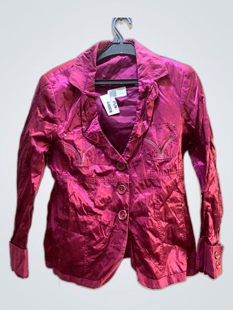 Pink Satin Jacket