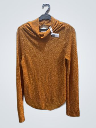 Zara Orange Knit Sweater