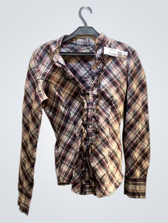 Plaid Long-Sleeve Shirt