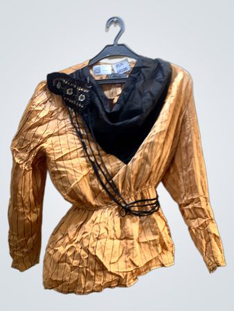 Gold Striped Top