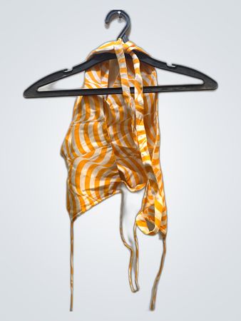 Yellow and White Striped Top