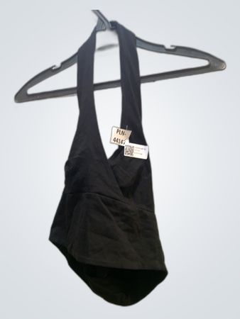 Black Halter Neck Top