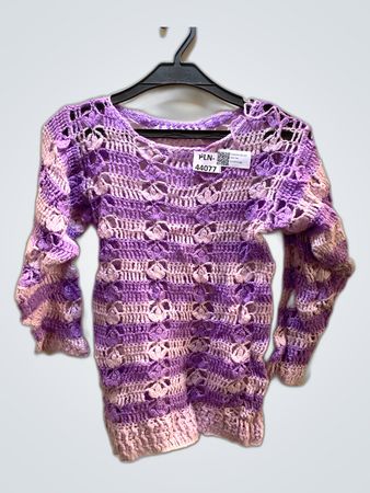 Purple Crochet Top