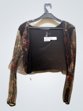 Sheer Floral Top