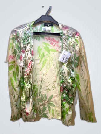 Apanage Sheer Floral Cardigan