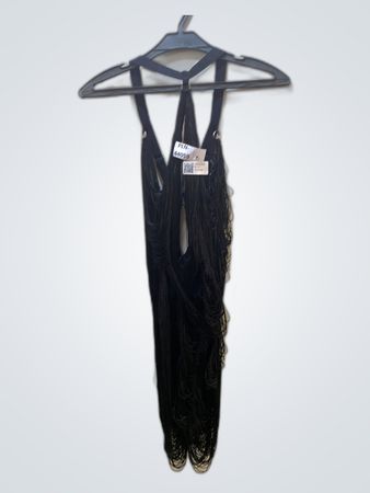 Black Fringe Dress
