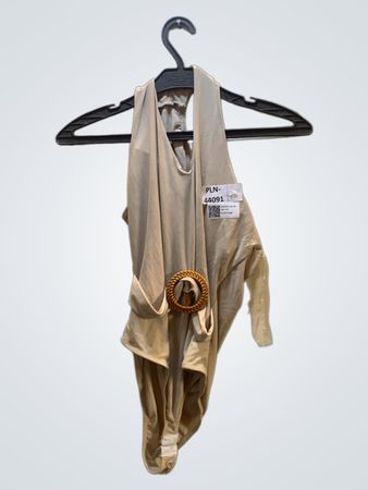 Beige Scarf with Tassel