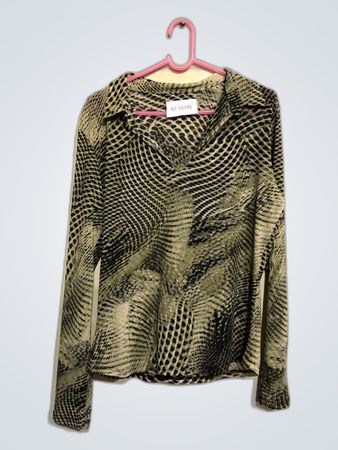 Animal Print Long Sleeve Shirt