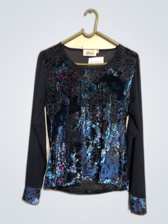 Afibel Floral Long Sleeve Top
