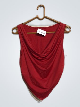 Red Sleeveless Top