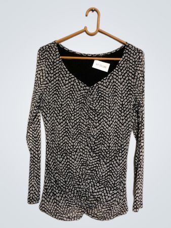 Long Sleeve Patterned Top