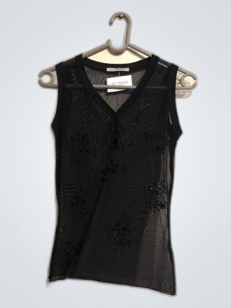 NIAMA WOMAN Black Sheer Top