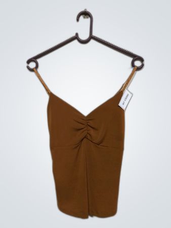 Brown Sleeveless Dress