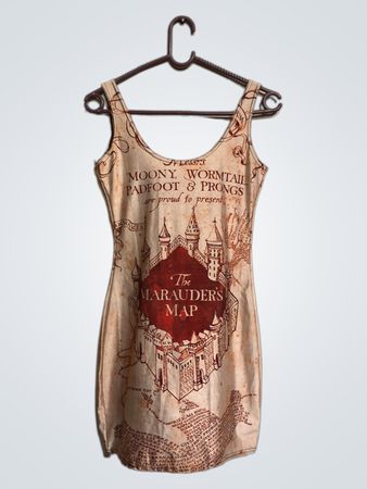 Harry Potter Marauder's Map Dress