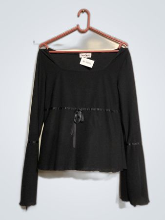 Laura Scott Black Blouse