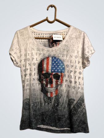 Philipp Plein T-Shirt with Skull Design