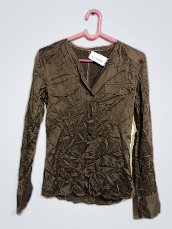 Brown Long-Sleeve Shirt