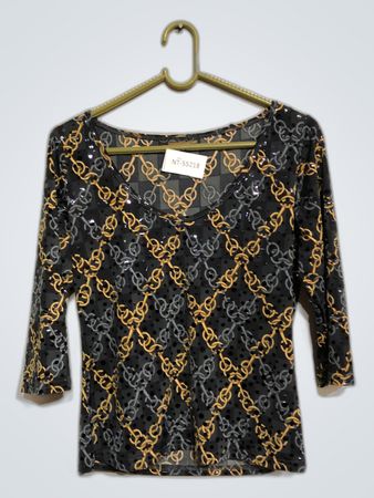 Blouse with Chain Pattern