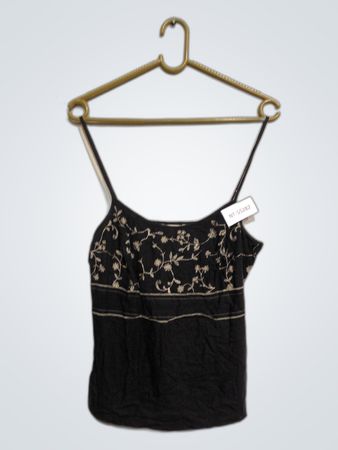 Black Floral Camisole