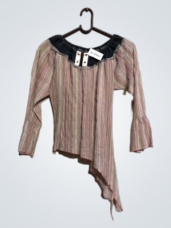 Striped Long-Sleeve Top