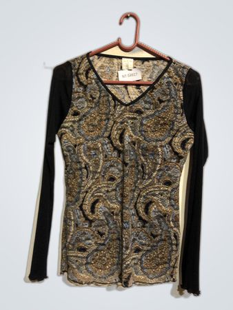 Blouse with Paisley Pattern