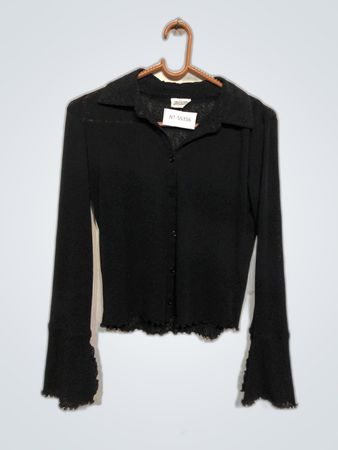Pinkie Women's Black Long Sleeve Top