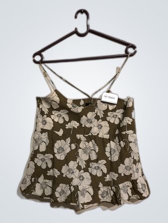 Green Floral Top