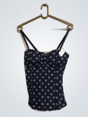 Blue Floral Top