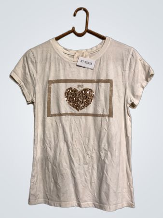 RoseBud Ladies T-Shirt with Heart Design