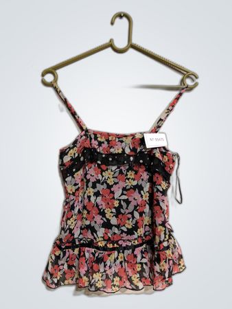 Floral Ruffled Top