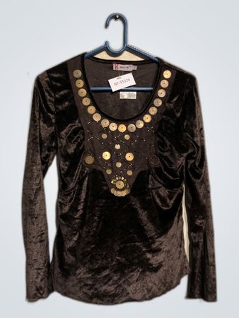 MAX-W Velvet Blouse