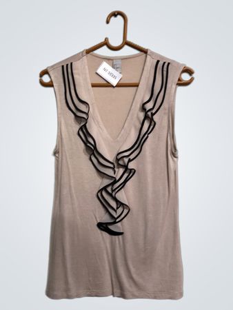 Gray Sleeveless Top