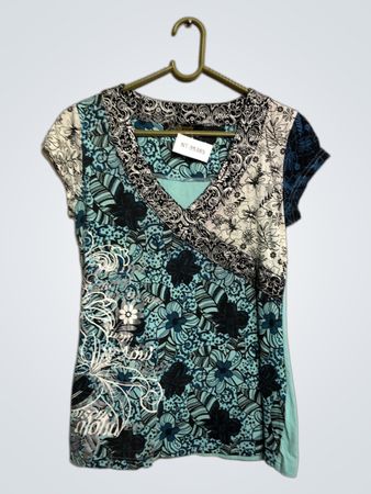 Blouse with Floral Pattern