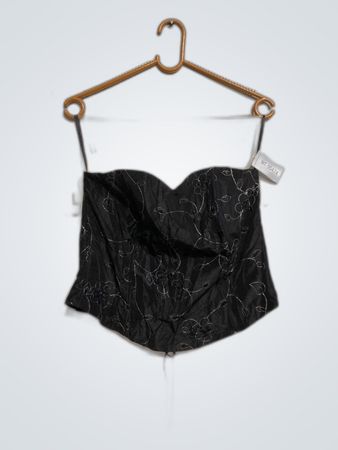 Black Floral Top