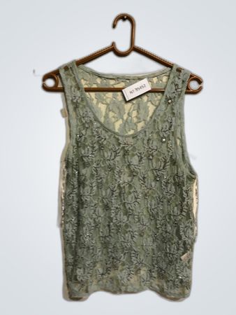 Green Lace Top