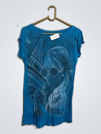 Blue Graphic T-Shirt
