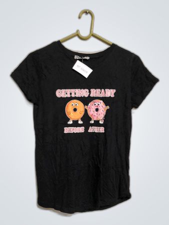 FB Sister Black Graphic T-Shirt