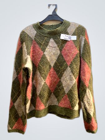 Argyle Pattern Sweater