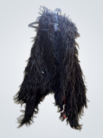 Black Fuzzy Coat