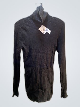 Women's Black Long Sleeve Sweater