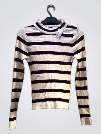 MNG Striped Long-Sleeve Shirt